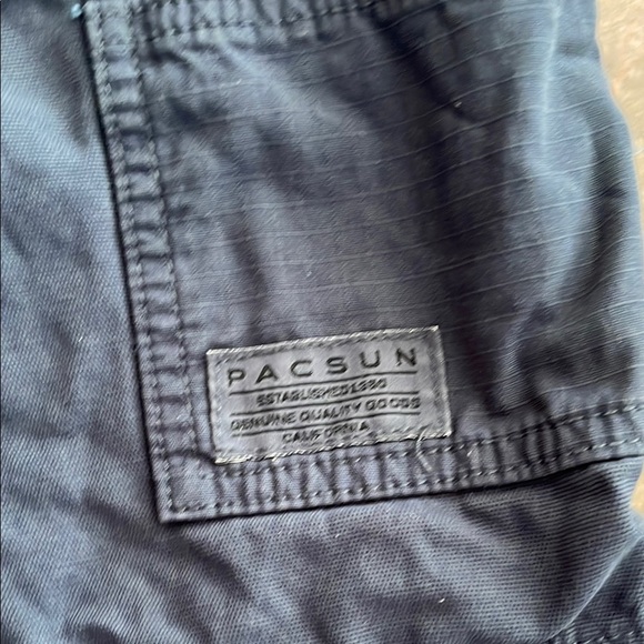 PacSun Blue Flat Front Shorts - Picture 6 of 6